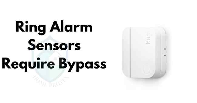 Ring Alarm Sensors Require Bypass