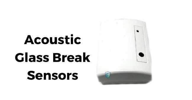 [Image of acoustic glass break sensor device]